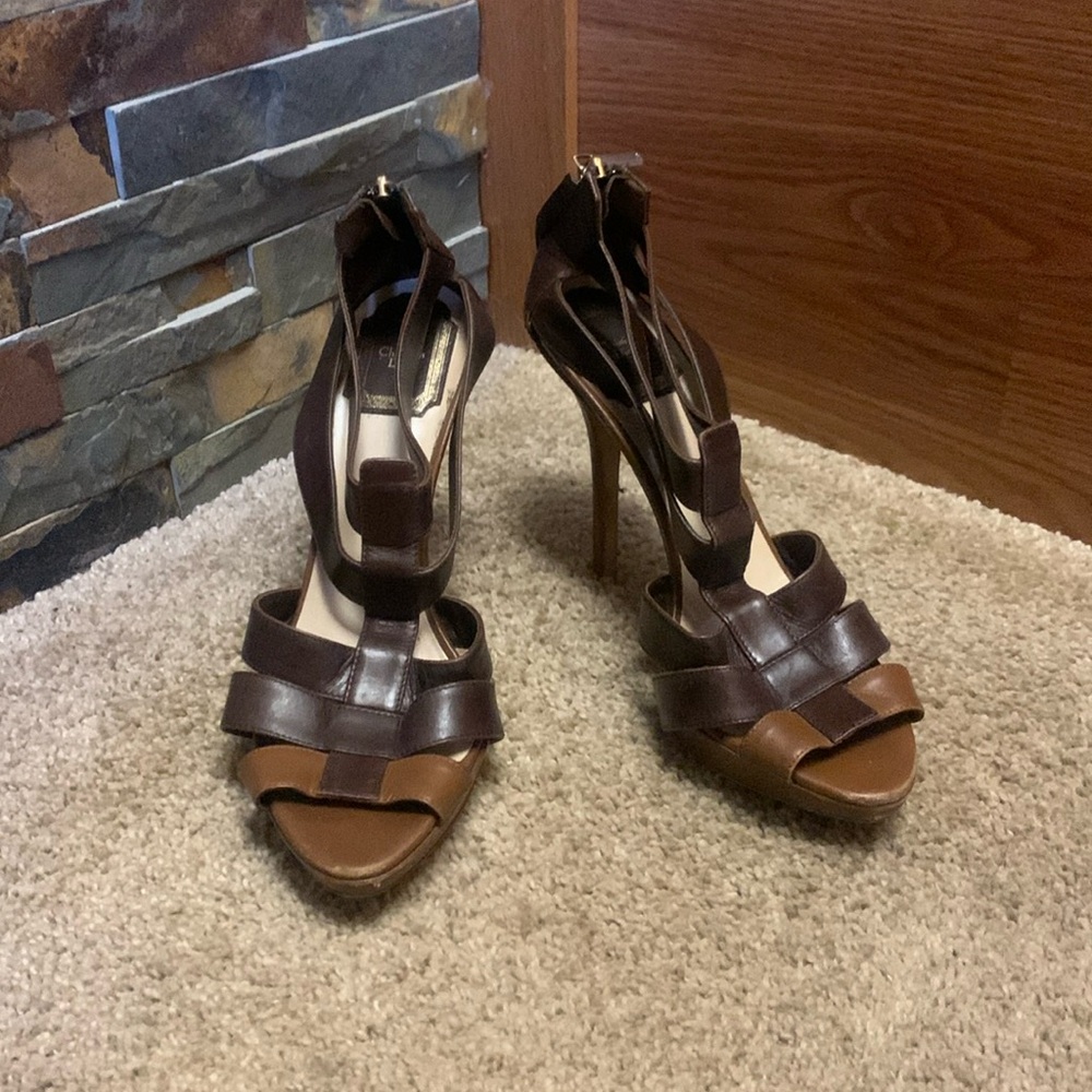 Dior Brown Gladiator Multi-Strap Sandals Sz 7.5 723